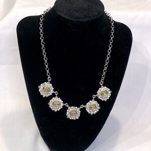 Banana Republic Jewel stone statement necklace